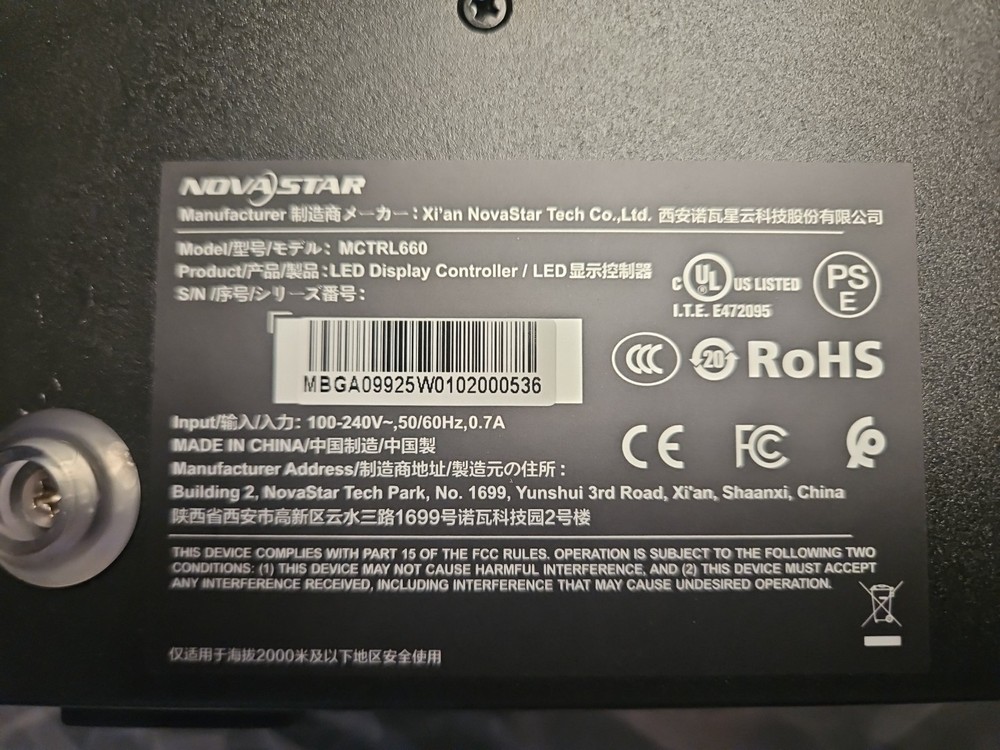 Novastar MCTRL660 LED Display Controller