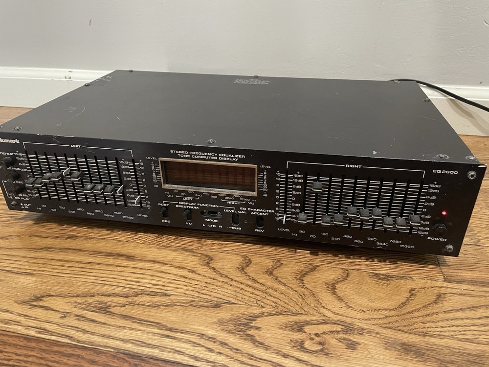 Vintage Numark EQ2600 Stereo Frequency Equalizer *Untested*