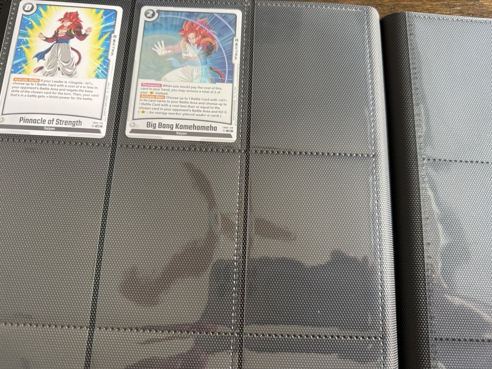 Dragón Ball Dual Evolution Basic Binder, Over 100 Cards, Common, Uncommon, More.