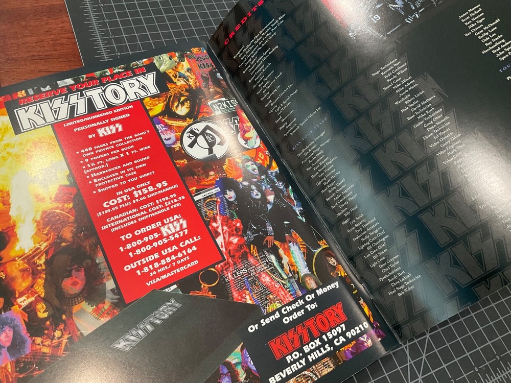 KISS Alive Worldwide 1996-1997 Rock & Roll Concert Tour Program Ticket Stub Vtg