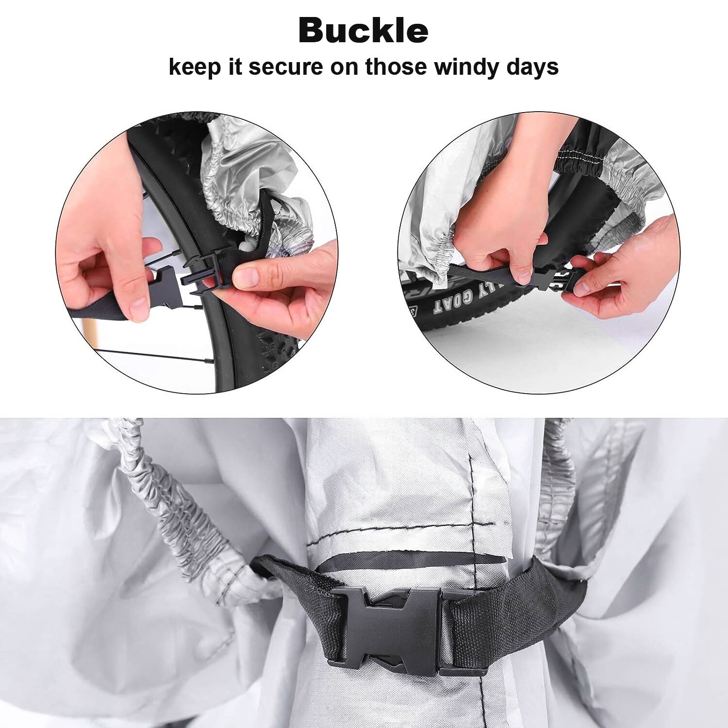 All-Weather Waterproof Outdoor Bike Cover for Rain, Sun, Snow, Dust Protection