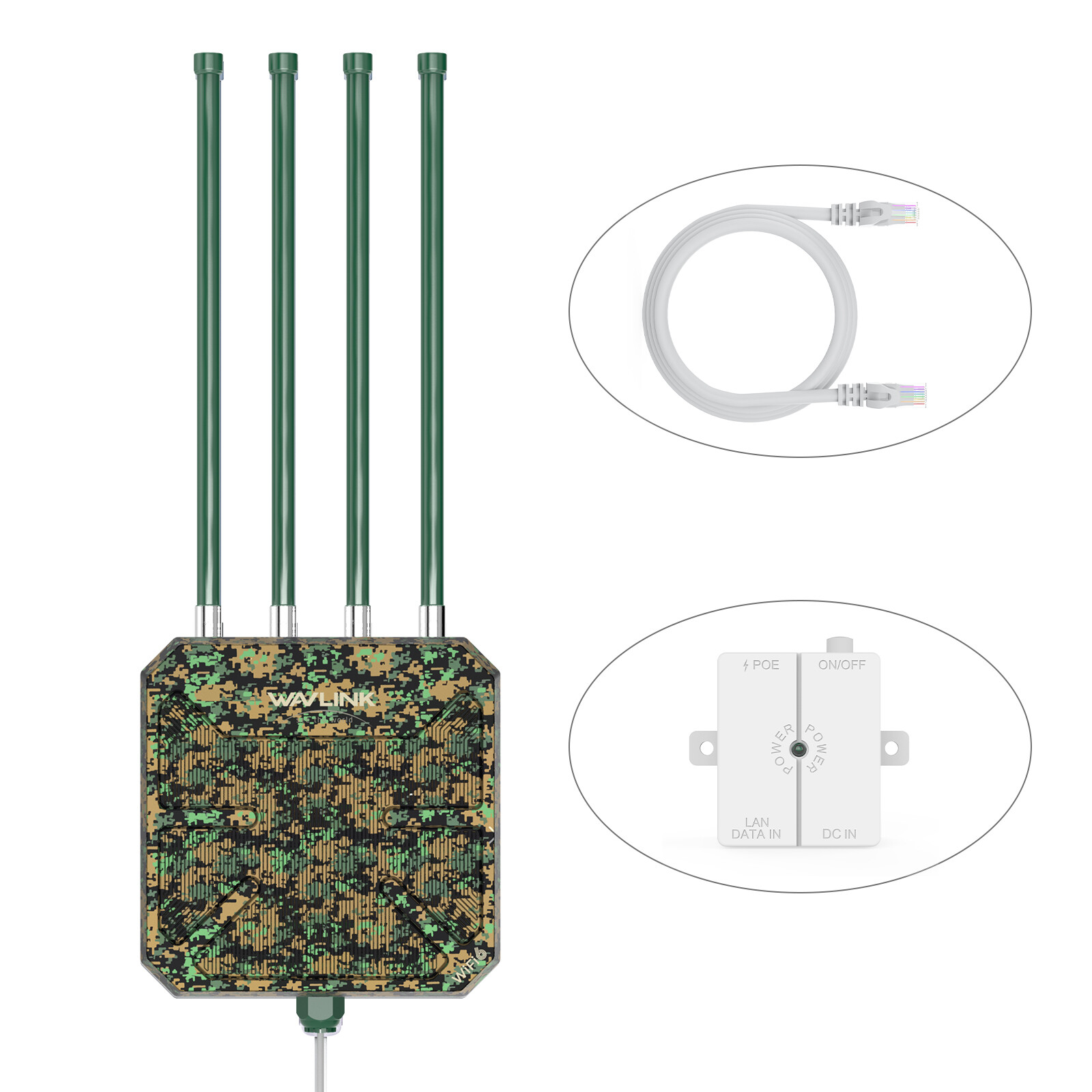 WAVLINK WiFi 6 Extender Outdoor Router AX3000 5G Dual Band Long Range up to 300m