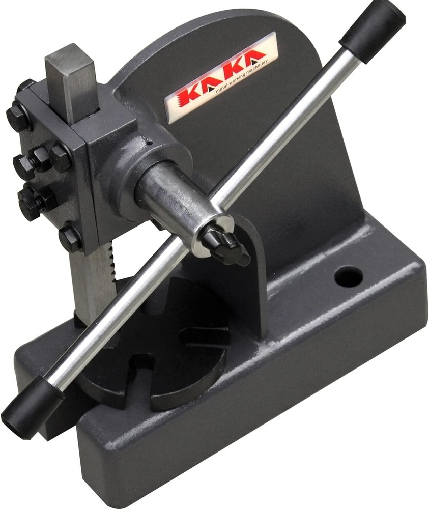 Compact 0.5 Ton Arbor Press for Efficient Metalworking - Cast Iron Construction