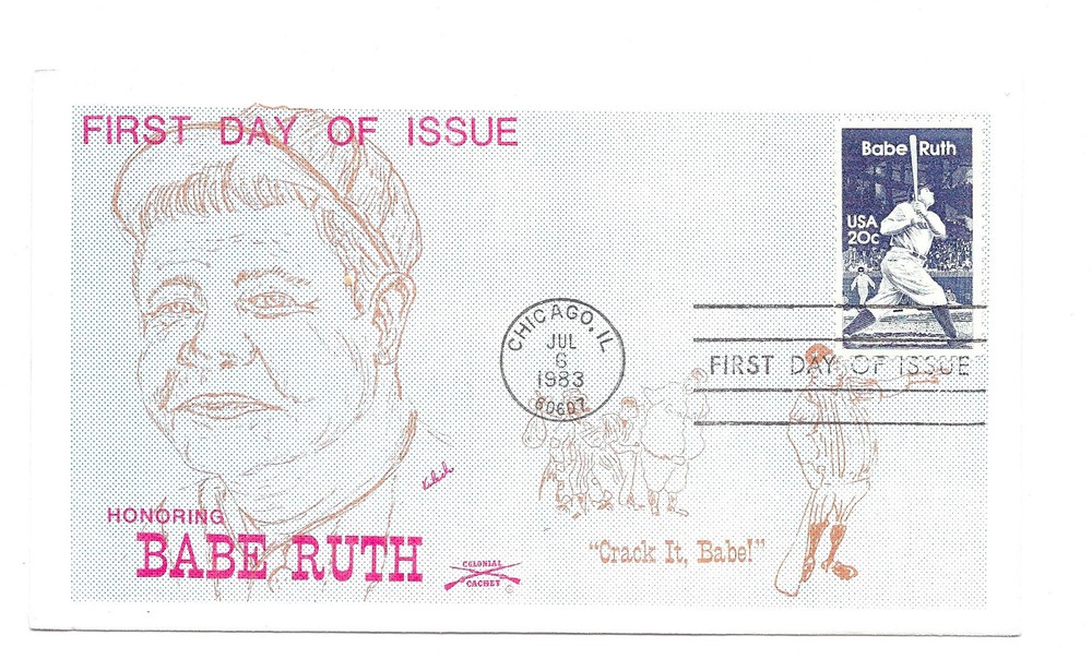 2046 Babe Ruth Colonial FDC