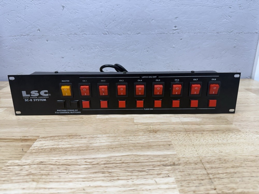 LSC Light Stream Controls SC-8 System Lighting Switch Panel (one light out)