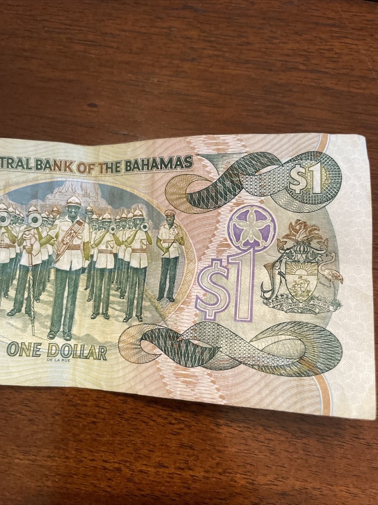 2001 BRITISH COLONY BAHAMAS $1 Bill