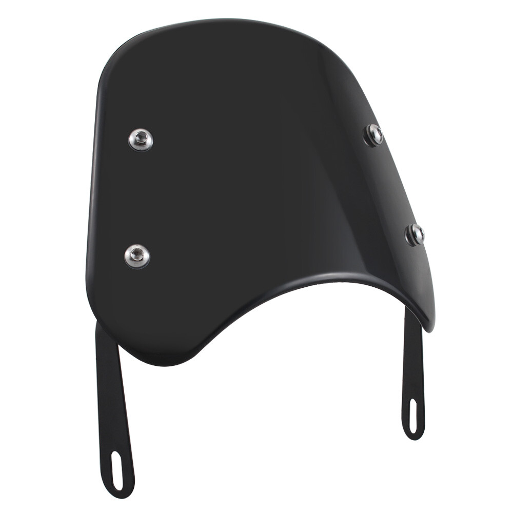 Motorcycle Headlight Windshield Windscreen Universal For 5-7'' Round Headlight