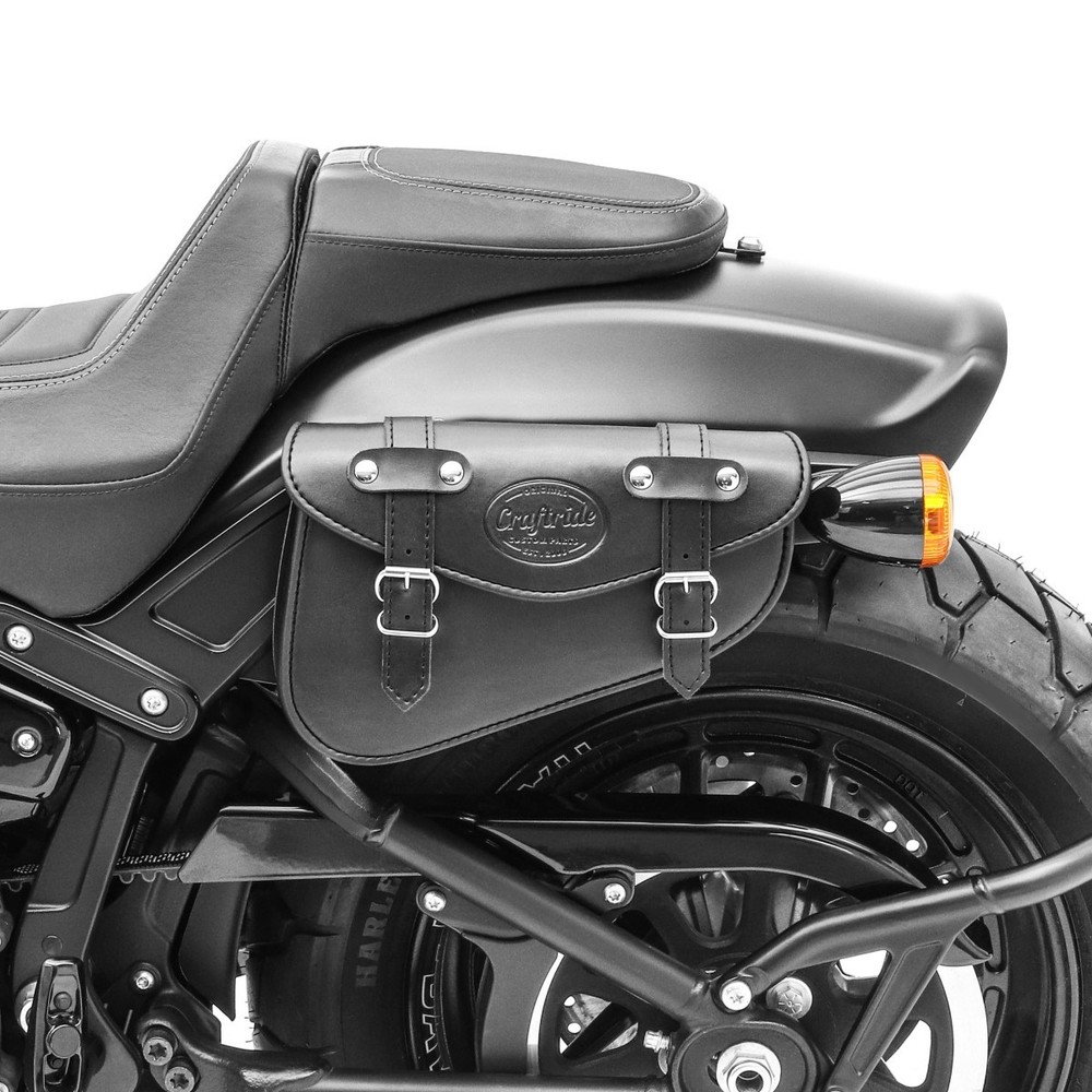 Saddlebag 3L for Royal Enfield Interceptor 650 left side black