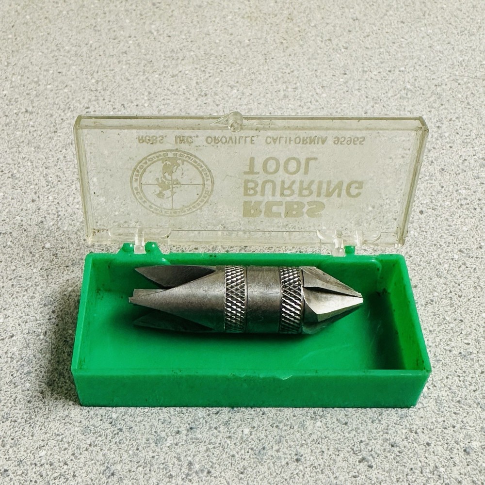 RCBS DEBURRING TOOL: 17 TO 45 CALIBER BY L. E. WILSON IN RCBS BOX