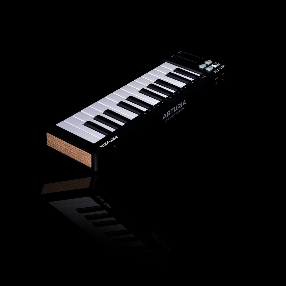 Arturia MicroLab mk3 Black Ultra-Compact MIDI Recording Controller w Case