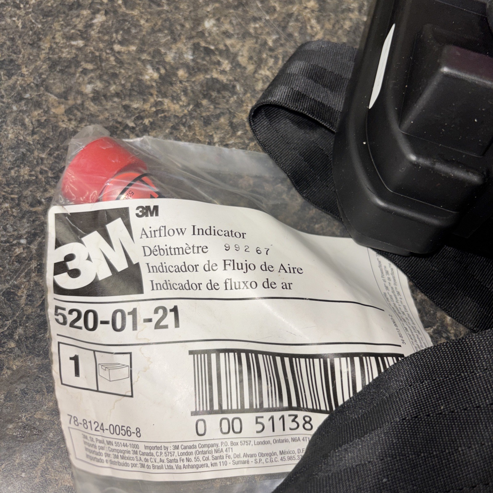 3M Breathe Easy Turbo Unit Air Purifying Respirator PAPR, PN: 022-00-03R01