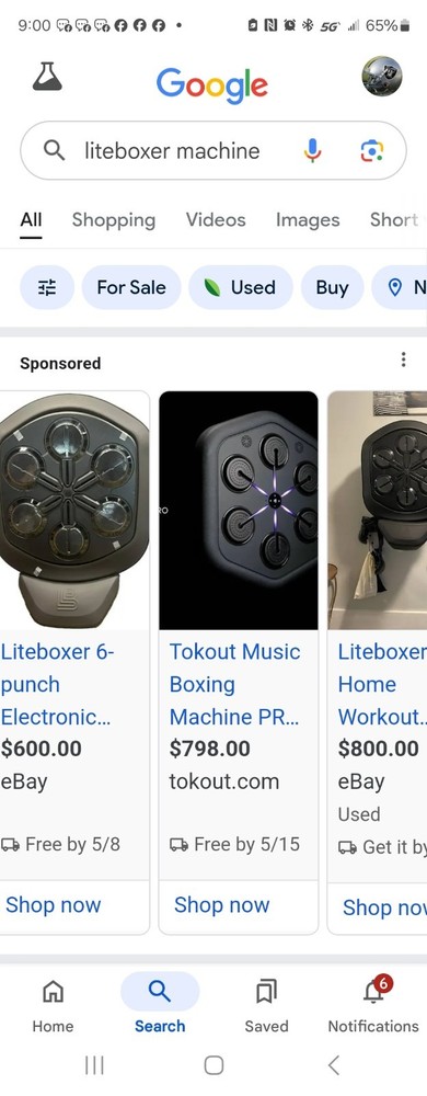 LiteBoxer Excercise Machine (Wall Mounted Version)