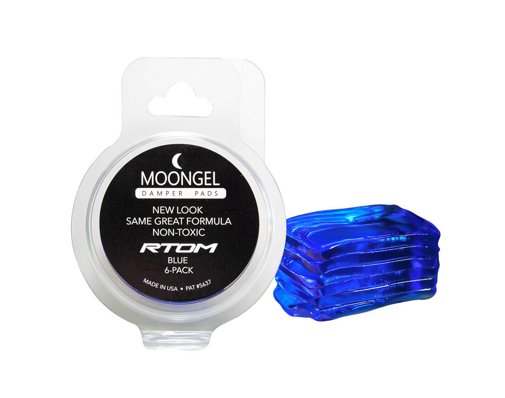 2 units RTOM Moongel Damper Pad - 6 Pack - Blue
