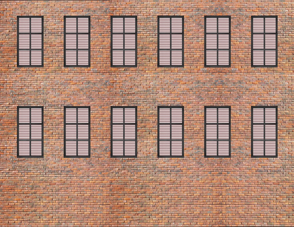 Background Building Kit for HO Scale Model Train Layout -Make custom backgrounds