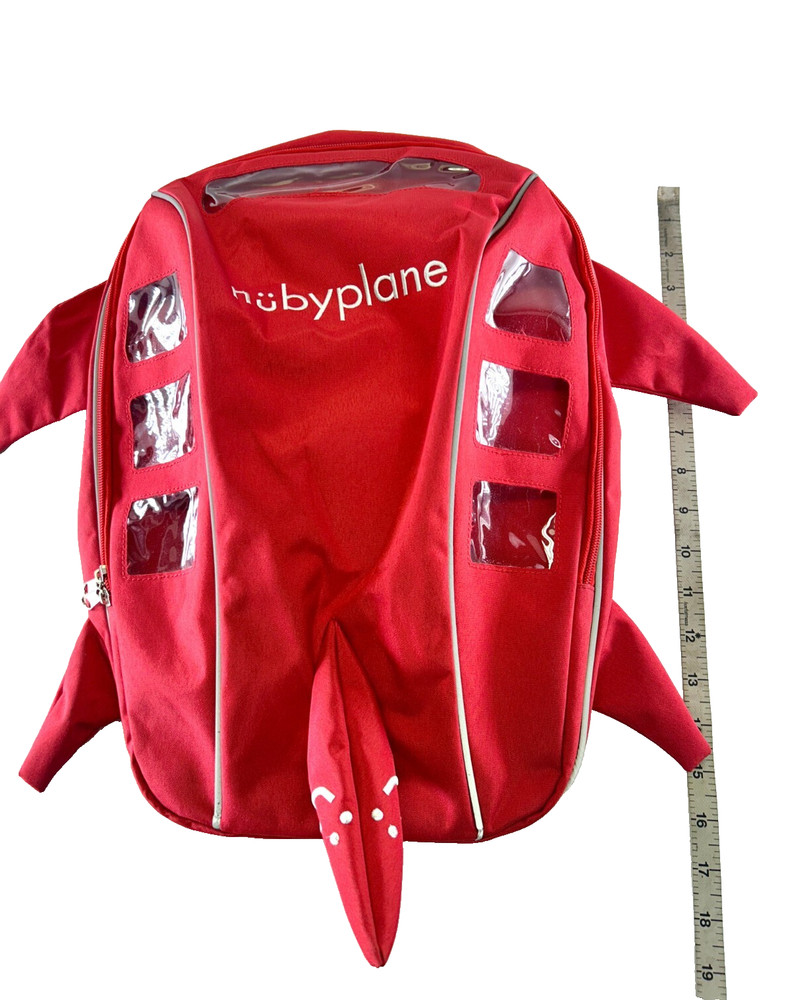 Nubyplane Airplane Kids' Backpack, Red