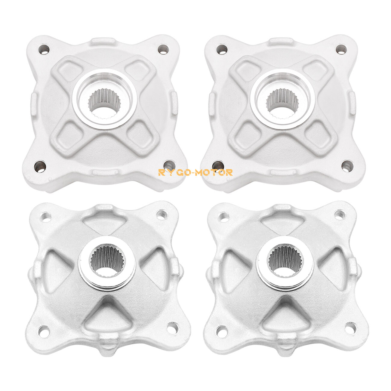Front & Rear Wheel Hubs & Bearings & Studs Kits for Polaris RZR 800 2008-2014