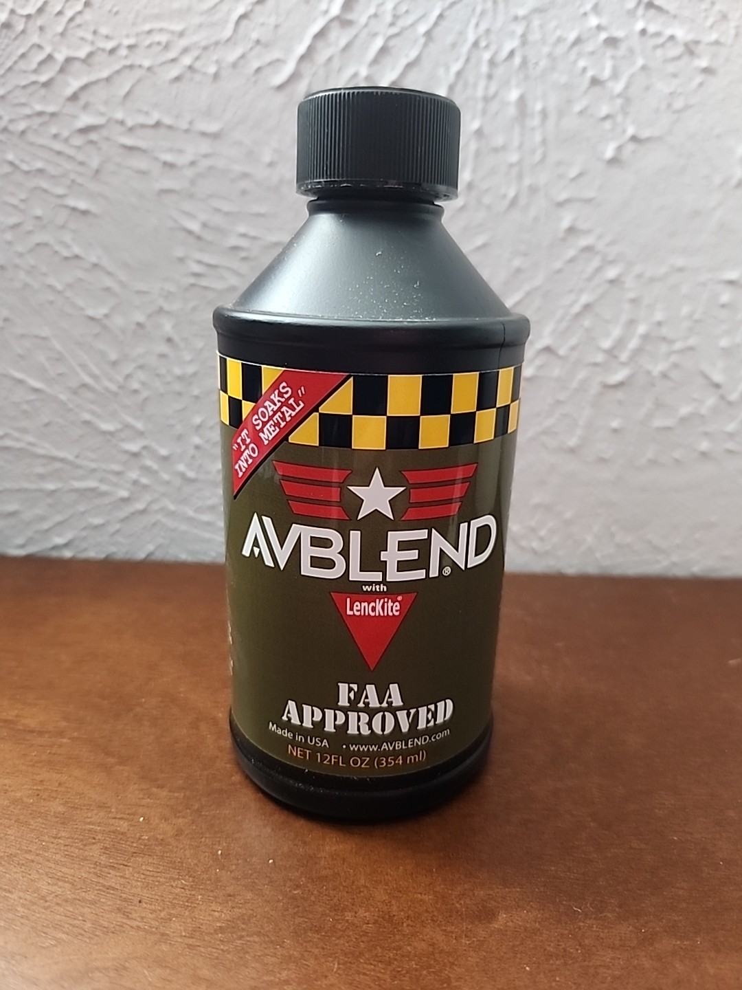 Avblend LencKite Aviation Oil Additive with LencKite - 12oz -BUY MORE & SAVE!!!
