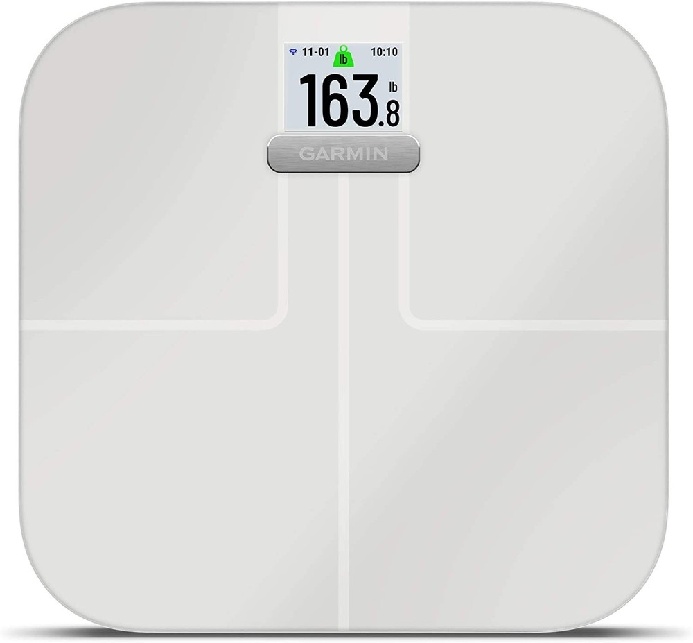 Garmin Index S2 Smart Scale with Wireless Connectivity-White (Bundle)
