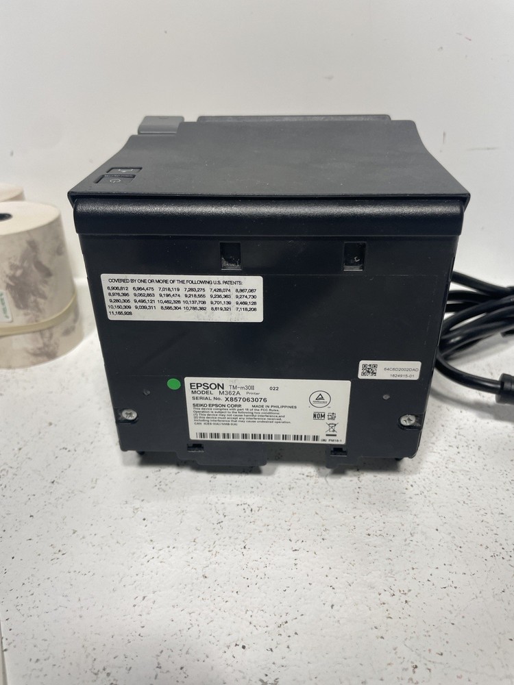 TESTED Epson TM-M30II M362A Compact POS Thermal Receipt Printer