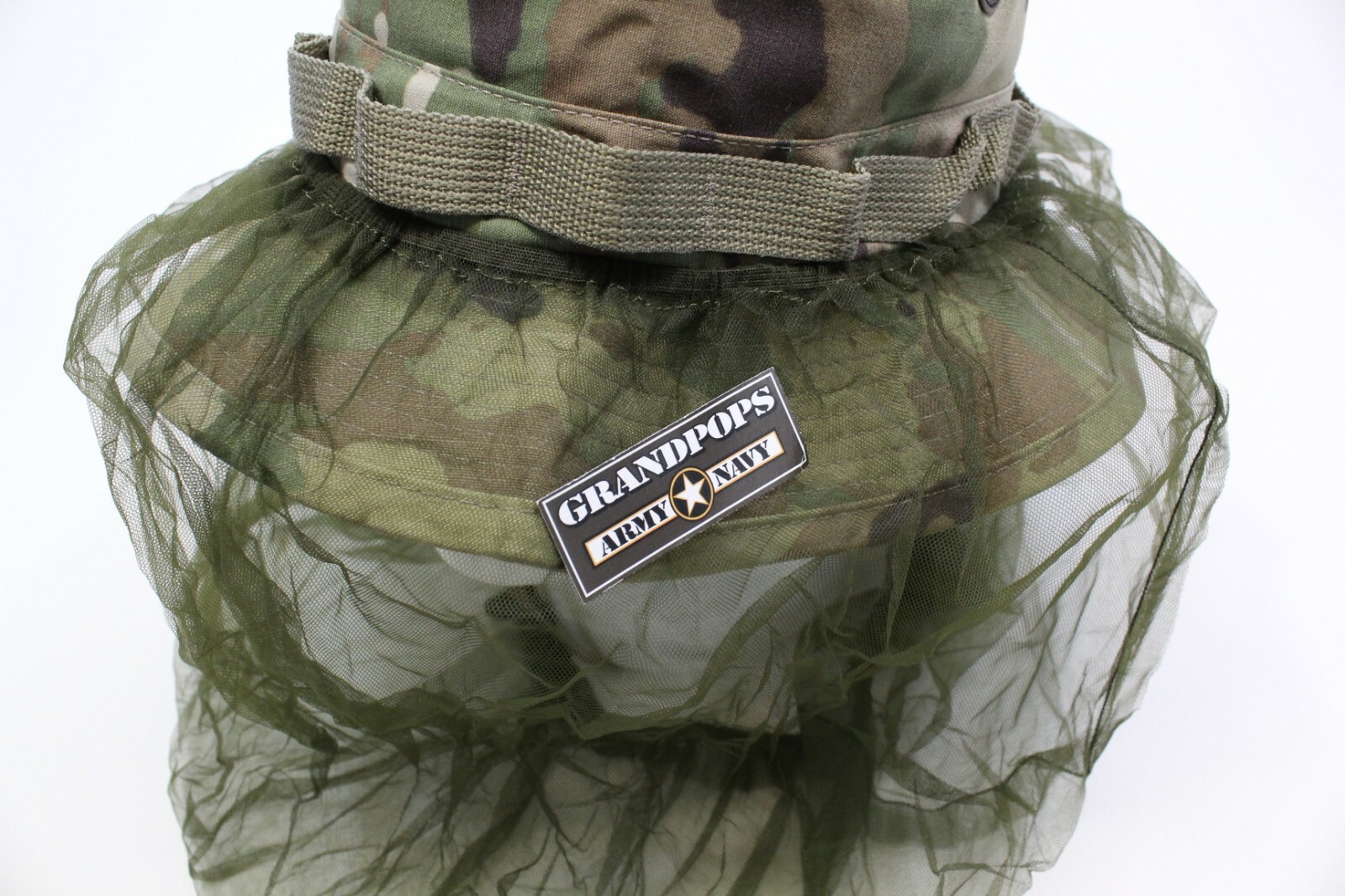 MILITARY MOSQUITO HEAD NET OPEN ON BOTH ENDS FOR JUNGLE HAT