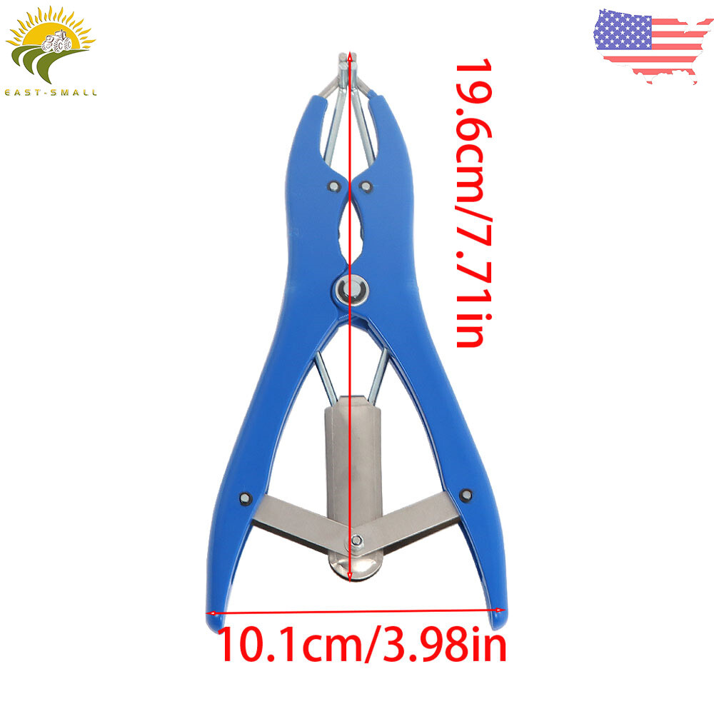 Bander Docking Elastrator Sheep Lamb Castration Applicator ＋ 100 Marking Ring