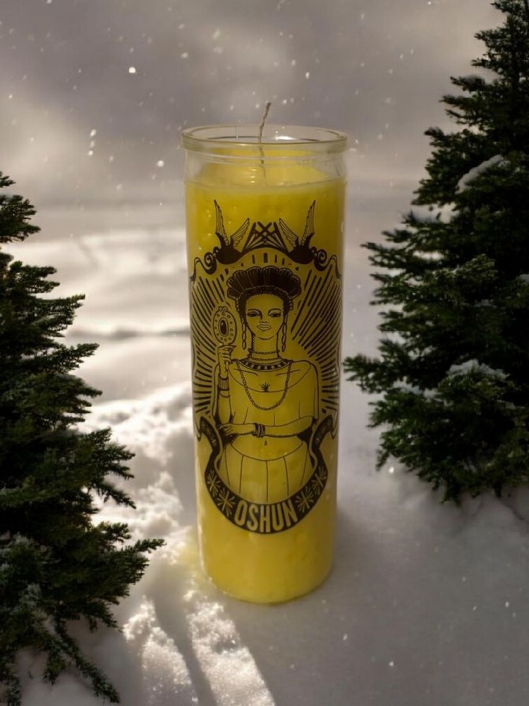 Oshun Orisha Candle, 7 Day