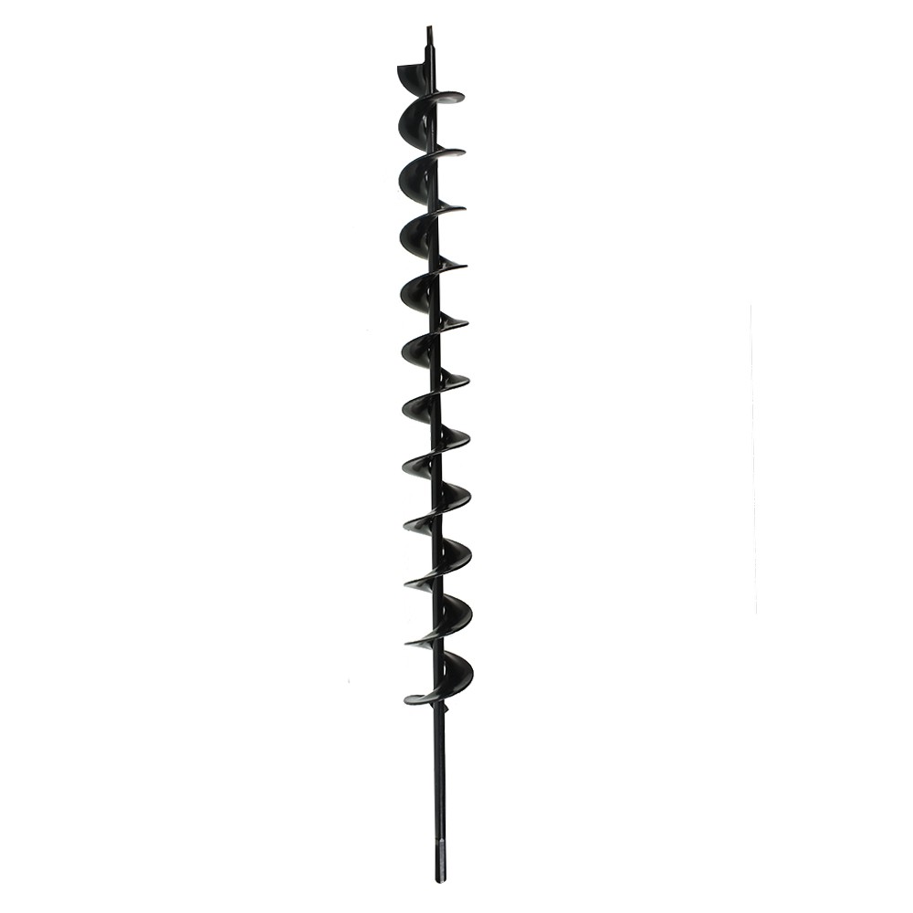 Earth Auger Drill Bit 2 x 24 Black Garden Post Hole Digger
