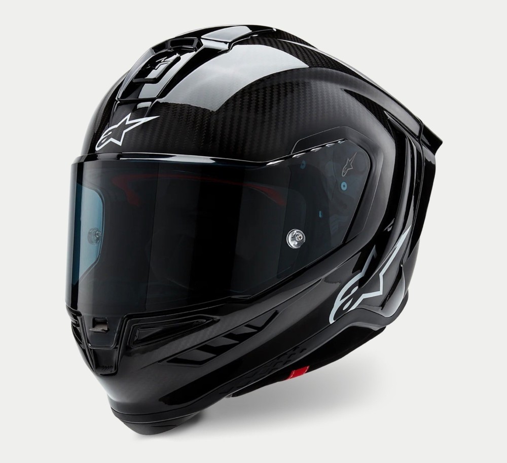 Alpinestars Supertech R10 Solid Helmet, Carbon Shell, CE-Certified Large