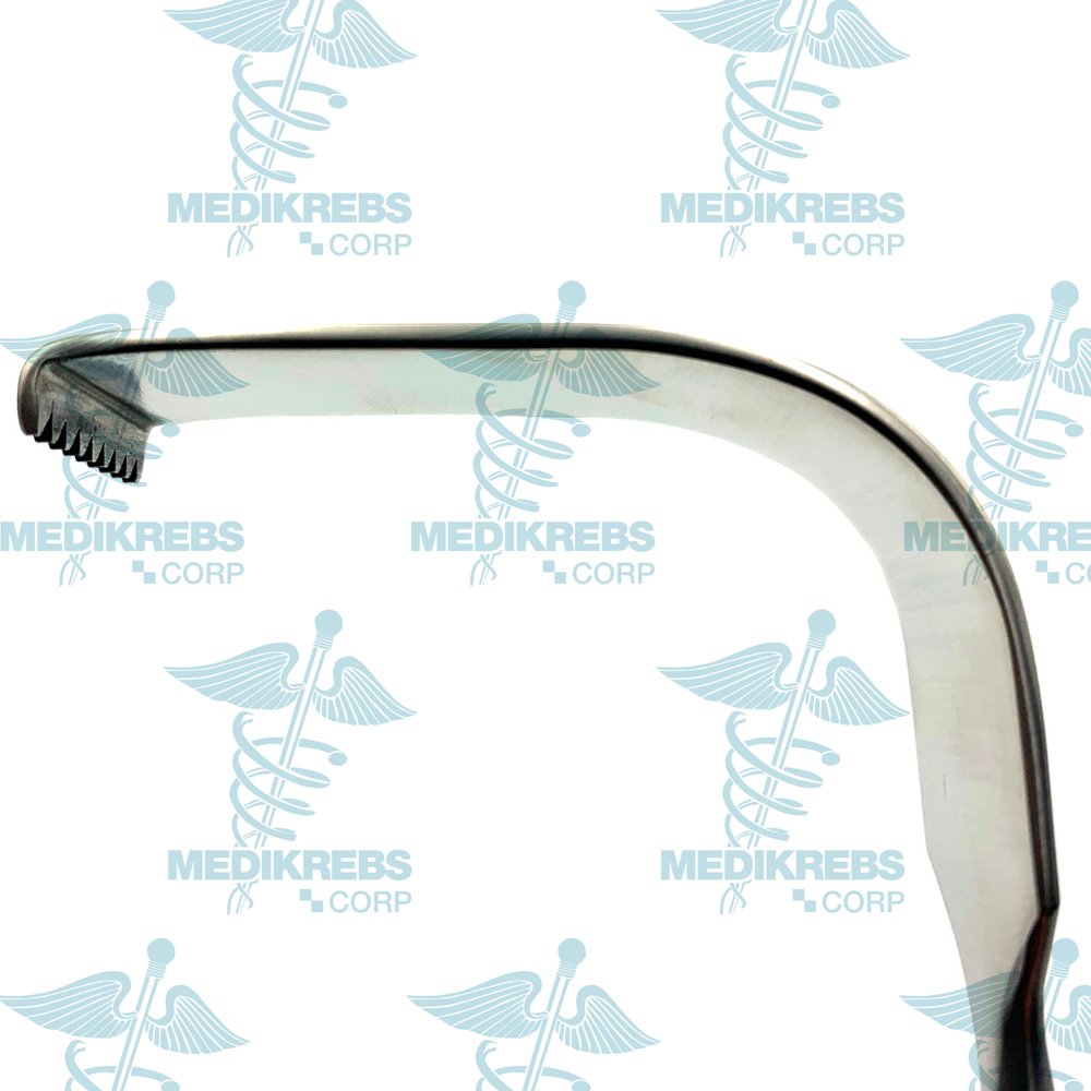 Meyerding Retractor 76x25mm Blade w/Teeth 25 cm