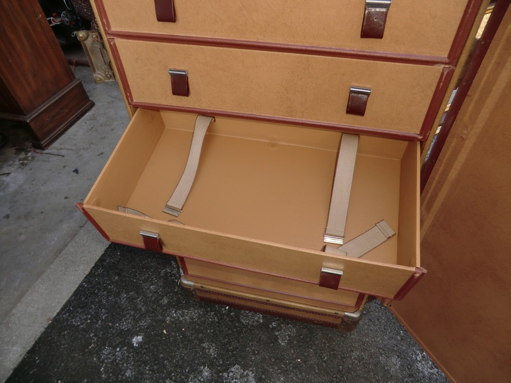 Antique Hartman Turntable Steamer Trunk