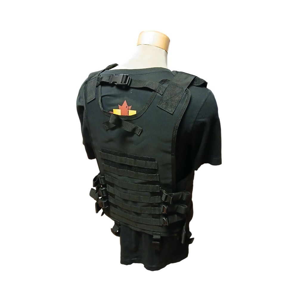 Adjustable Tactical Black MOLLE Vest