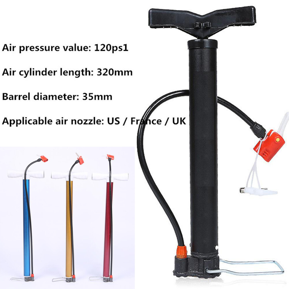 Portable Hand Air Pump Basketball Football Soccer Ball Bicycle with Needles