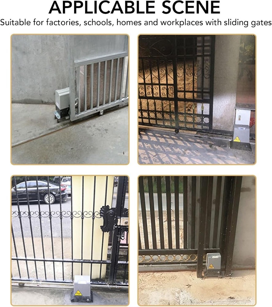 Universal Sliding Gate Opener Circuit Board, Remote Control Capability, 30m R...