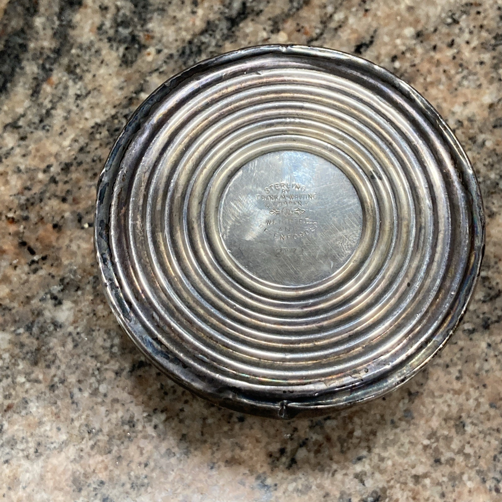 Vintage Frank M. Whiting Sterling Candlestick Weighted Reinforced