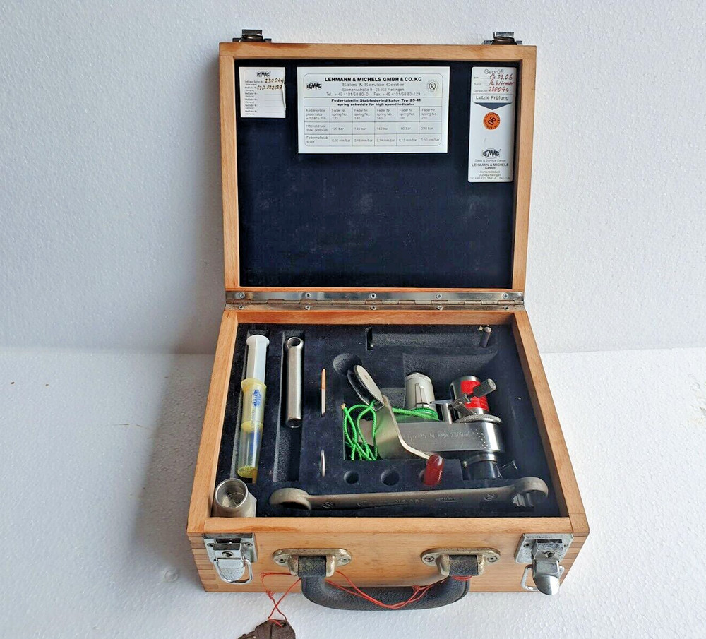 LEMAG Type: 25-M Pressure Indicator for Engine Cylinders, Slow Speed Indicator