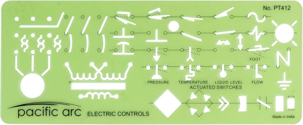Pacific Arc Electrical Controls Template Guide, Standard Symbols