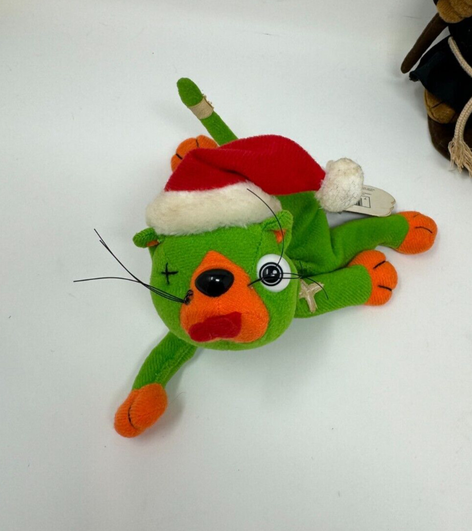 Meanies Lot 3 Grim Beaver Bird Cat Series Plush The Idea Factory Stuffed Animal