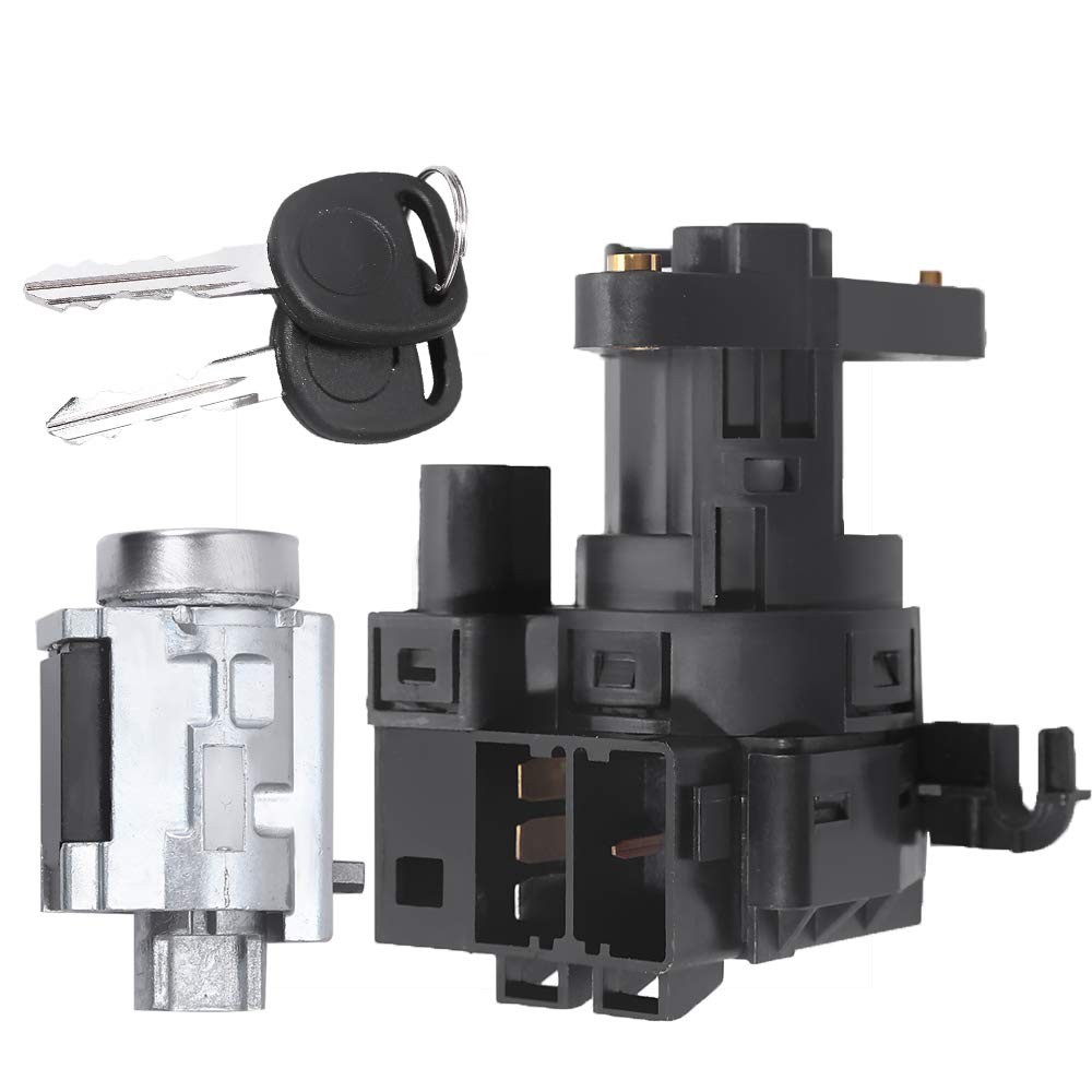 Ignition Switch Ignition Lock Cylinder with 2 Keys Compatible with Chevy Mali...