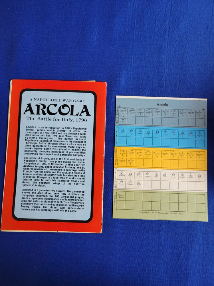 Arcola (Complete & Unpunched) - Operational Studies Group