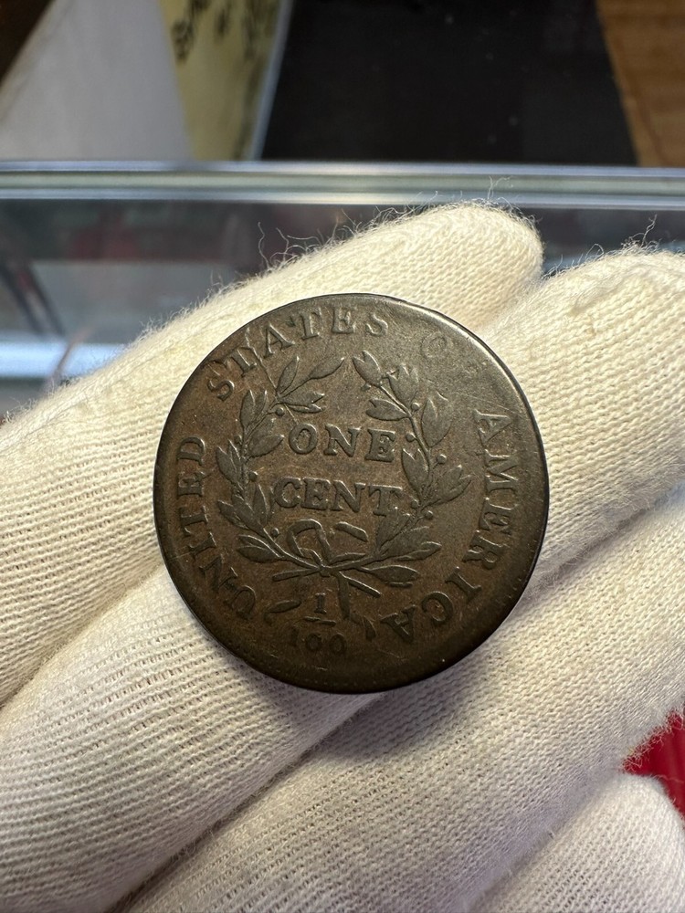 1798 Draped Bust Large Cent Fine Variety S-167