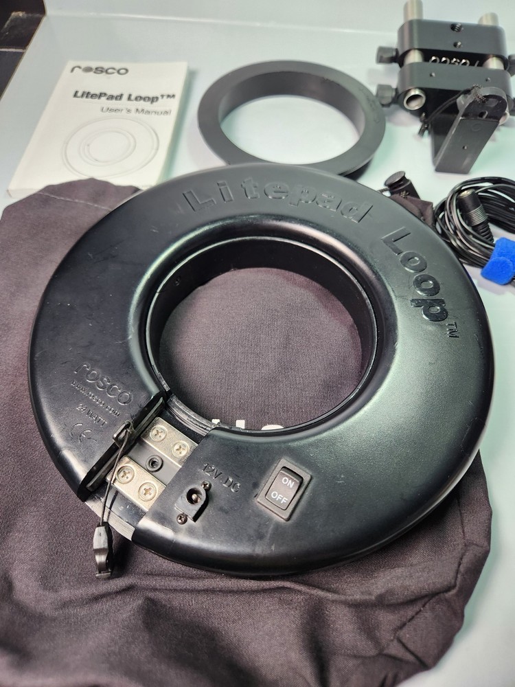 Rosco LitePad Loop LED Ring Light w/ Camera Mount Model 1008