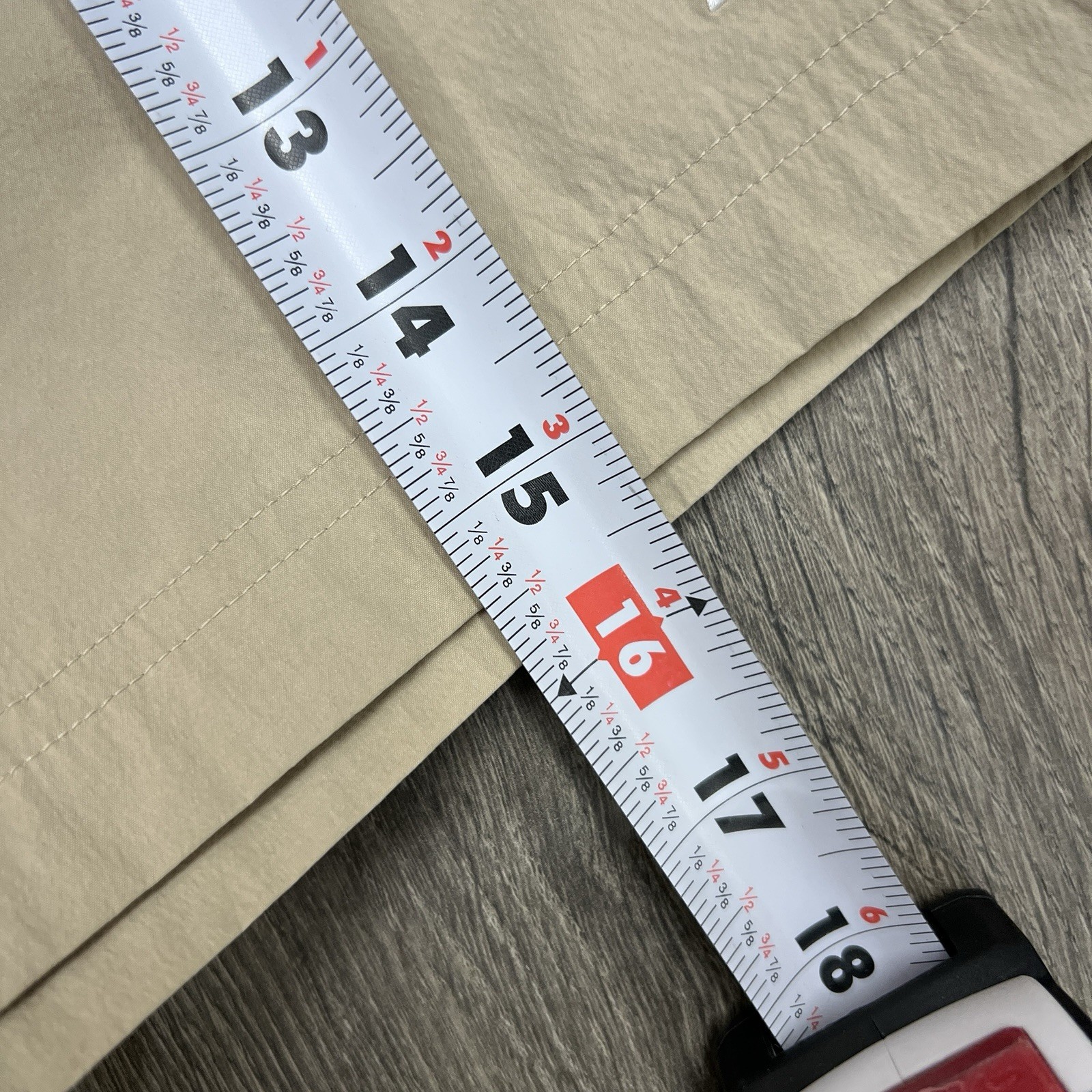 New Balance Shorts Sz Large Mens Light Brown Woven 5" Athletic Stretch $60