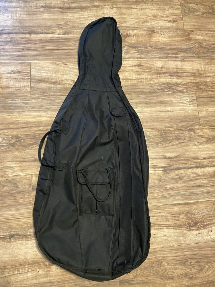 4/4 Sized Cello Black Soft Case 48” 4’ With back pack straps