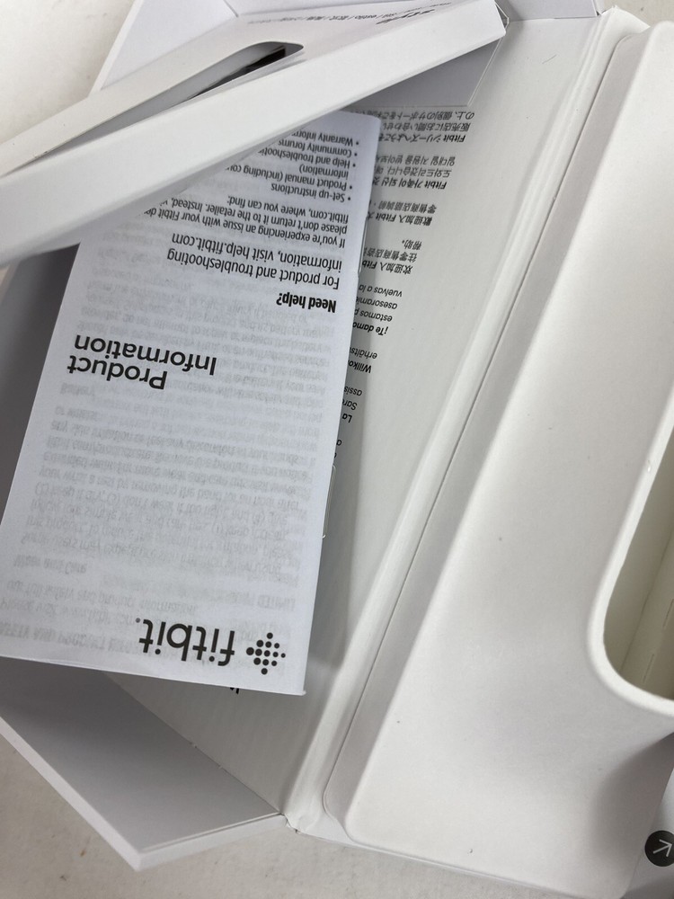 Fitbit Sense BOX & INSERTS, PRODUCT INFORMATION, & QUICK START GUIDE