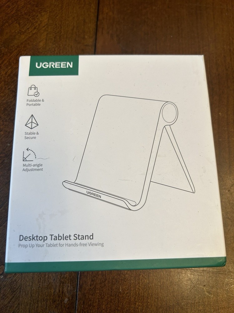 NEW UGREEN Multi Angle desk tablet stand - white