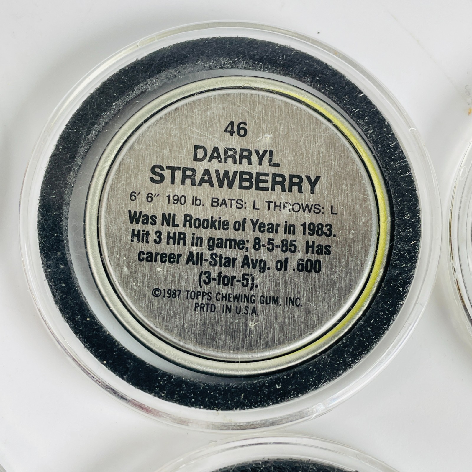 1987 Topps Baseball Coins Lot of 9 Star Players Mattingly Strawberry Puckett