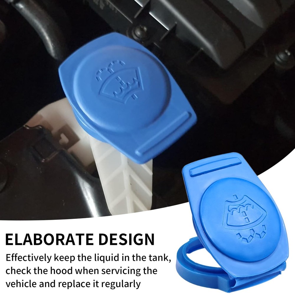 Windshield Washer Fluid Cap Compatible with Porsche Cayenne 2003-2018, Windsh...