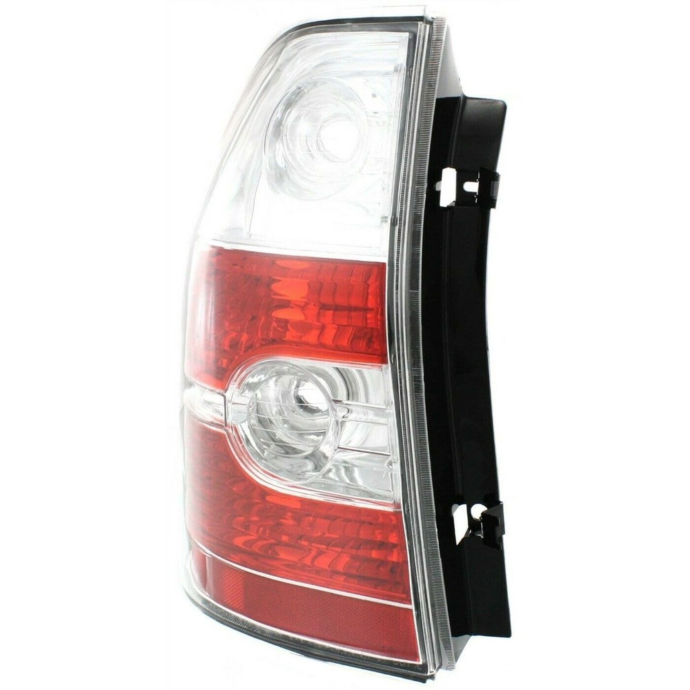 Tail Light Halogen Bulb Driver Side Clear Red Lens for MDX Base 04-06 Left