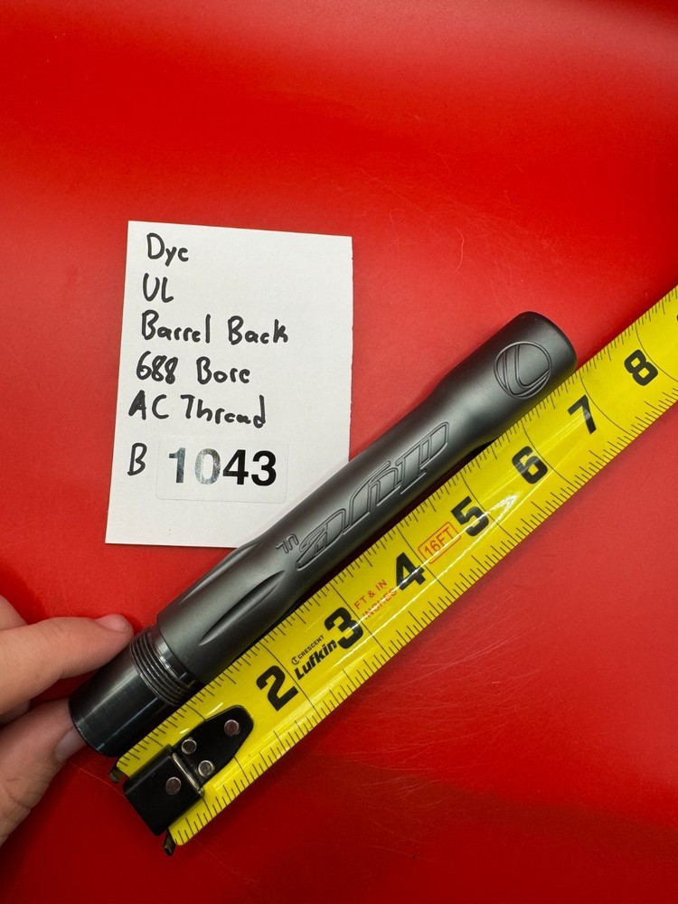 Dye UL Paintball Barrel Back 688 Bore AC Thread