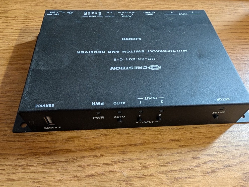 Crestron HD-RX-201-C-E Multiformat Switch And Receiver - NG A5C